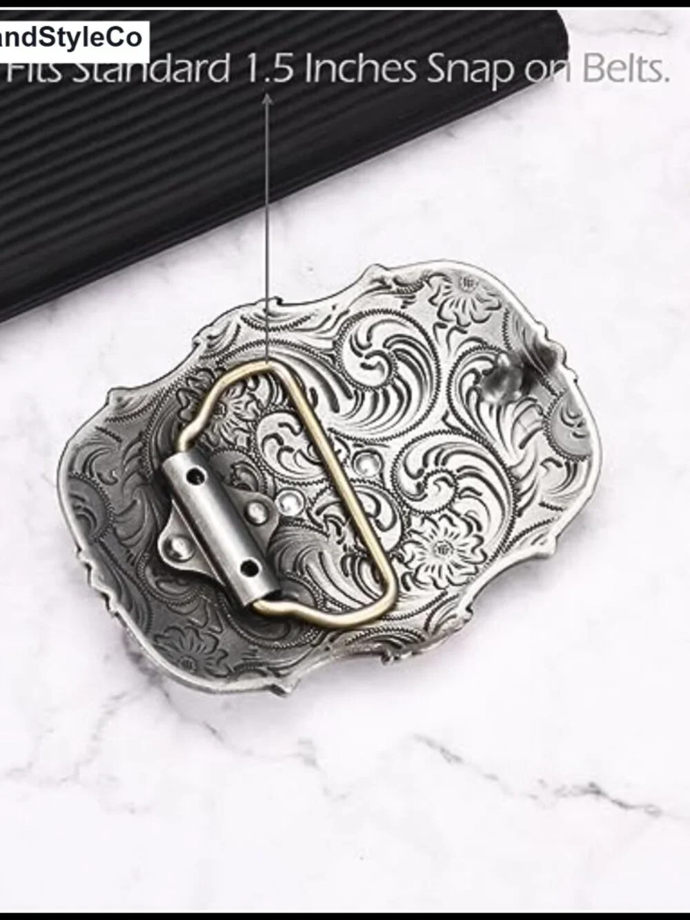 Western Horseshoe Belt Buckle Zinc Alloy 1.5